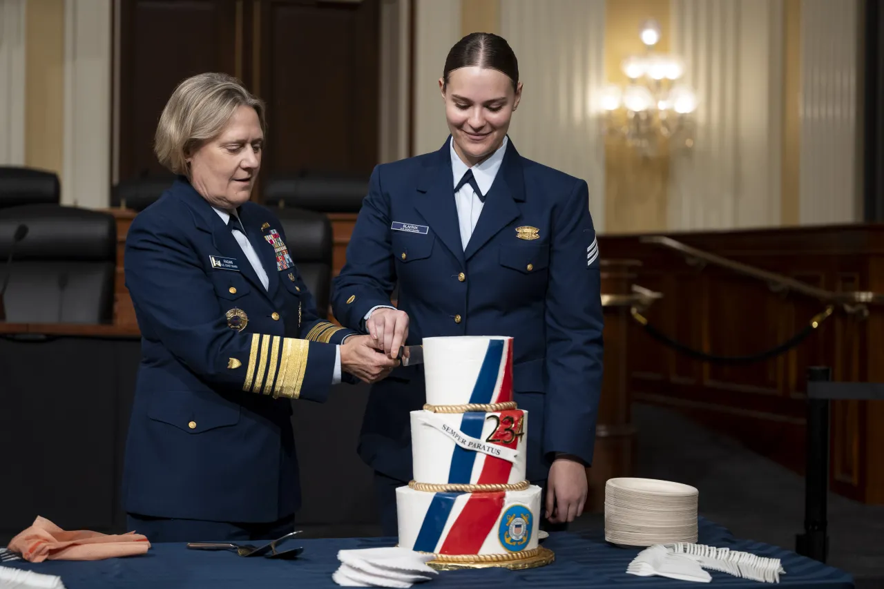 Image: DHS Senior Official Performing the Duties of the Deputy Secretary Kristie Canegallo Attends the 234th Birthday of the U.S. Coast Guard Celebration on Capitol Hill (028)