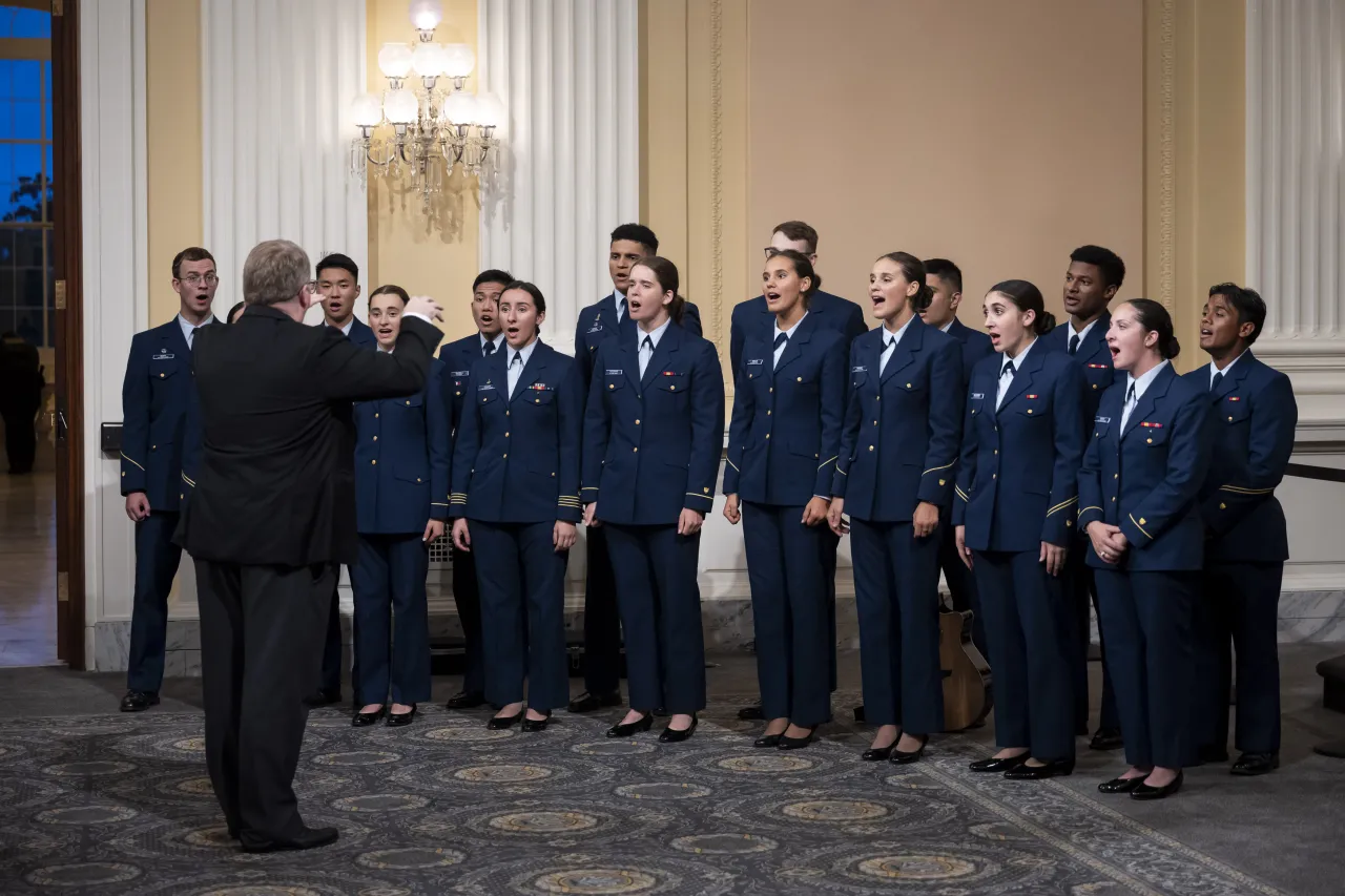 Image: DHS Senior Official Performing the Duties of the Deputy Secretary Kristie Canegallo Attends the 234th Birthday of the U.S. Coast Guard Celebration on Capitol Hill (030)