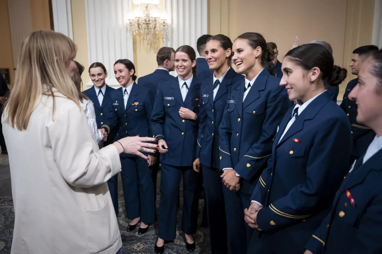 Image: DHS Senior Official Performing the Duties of the Deputy Secretary Kristie Canegallo Attends the 234th Birthday of the U.S. Coast Guard Celebration on Capitol Hill (032)