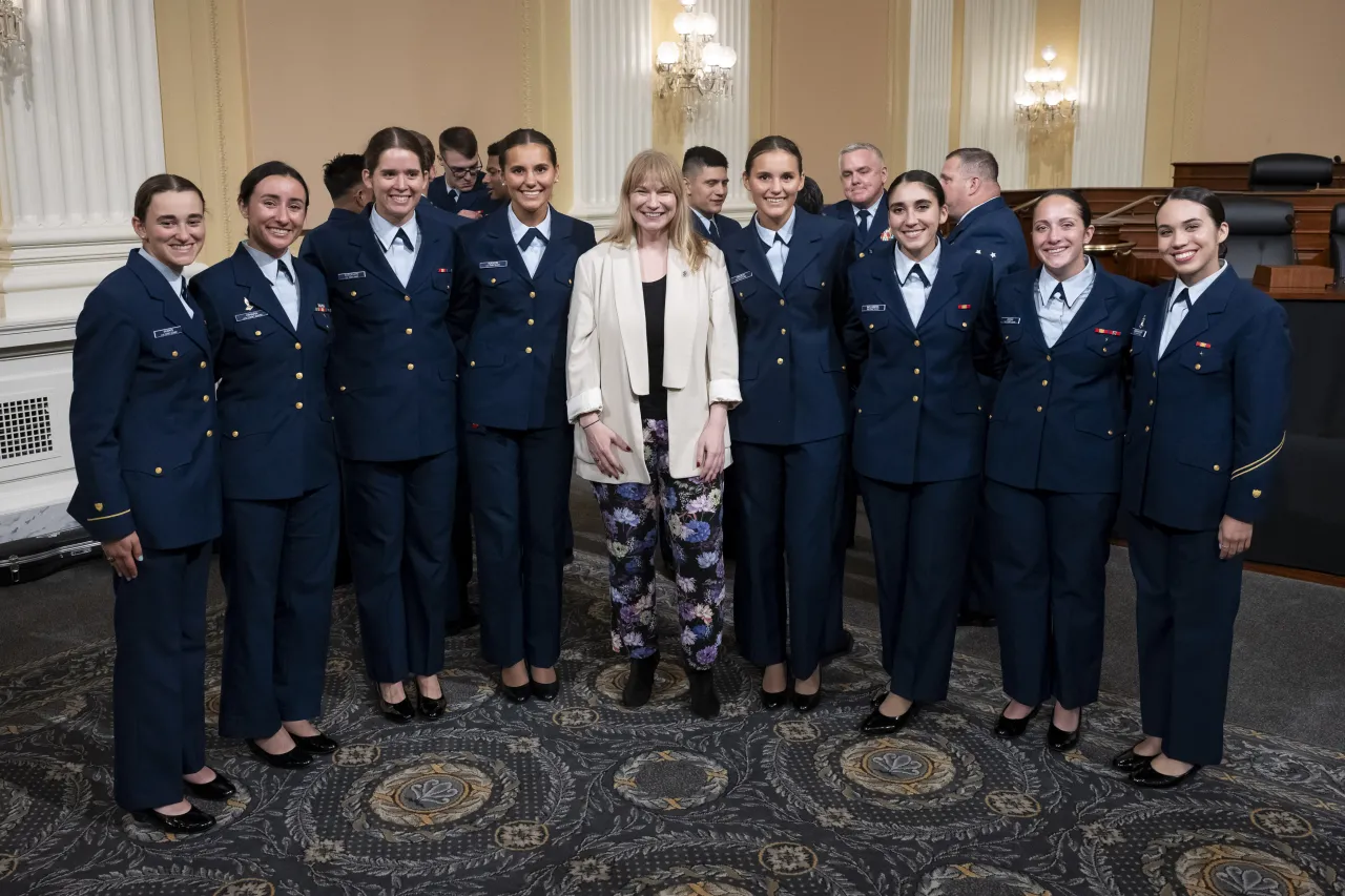 Image: DHS Senior Official Performing the Duties of the Deputy Secretary Kristie Canegallo Attends the 234th Birthday of the U.S. Coast Guard Celebration on Capitol Hill (034)