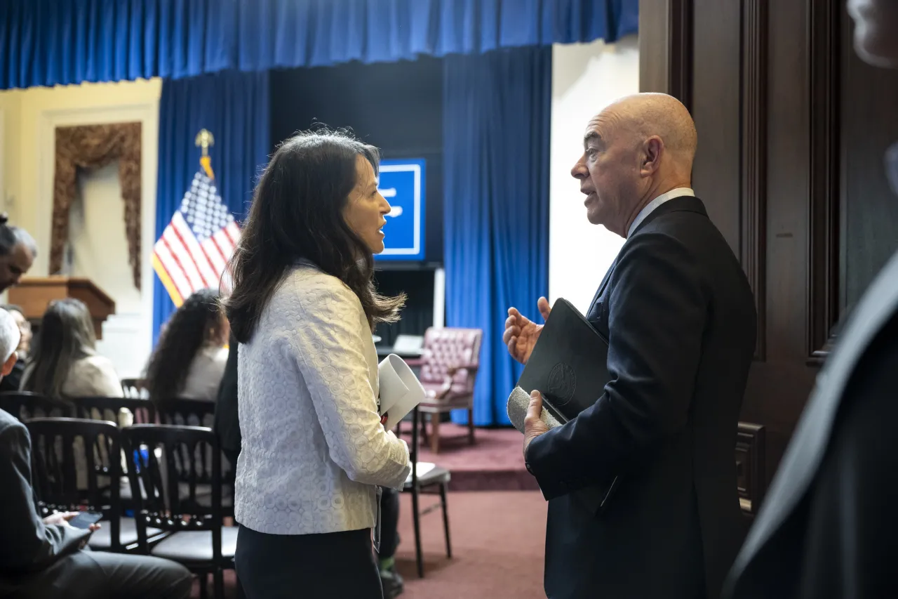 Image: DHS Secretary Alejandro Mayorkas Delivers Remarks at NSC Hispanic Heritage Month Celebration  (001)