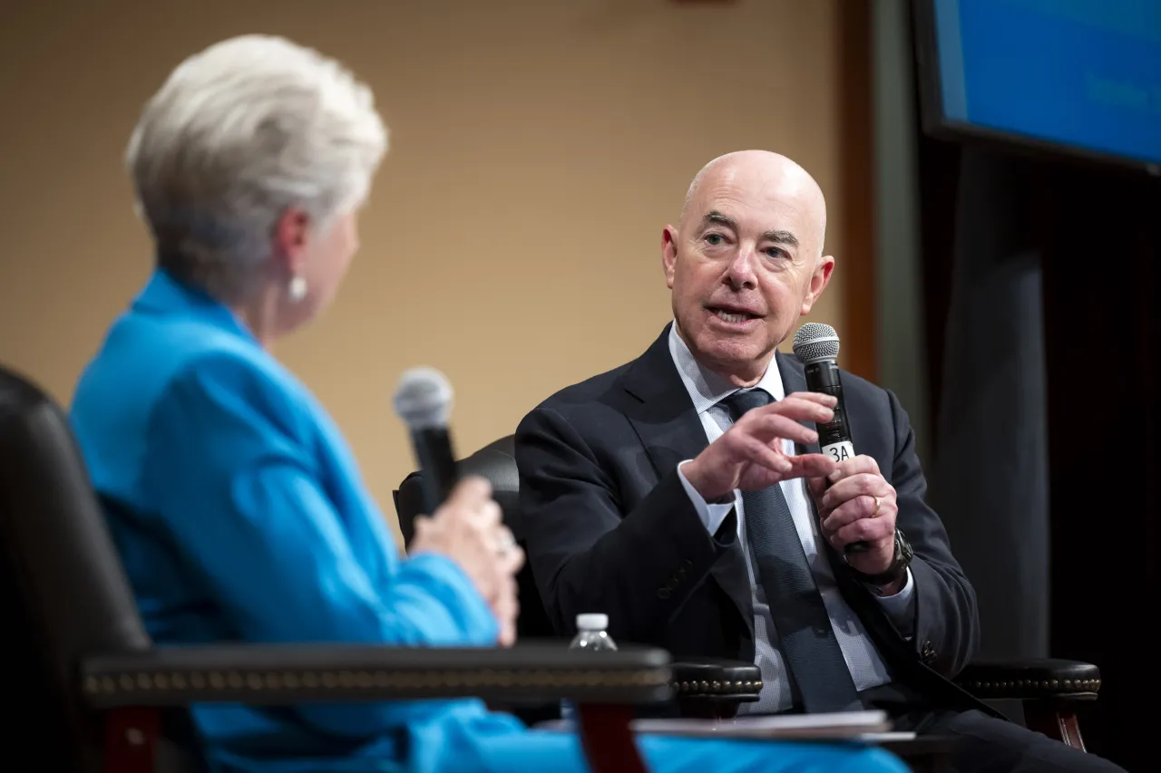 Image: DHS Secretary Alejandro Mayorkas Participates in a Fireside Chat at the 21st Annual Immigration Law and Policy Conference  (007)