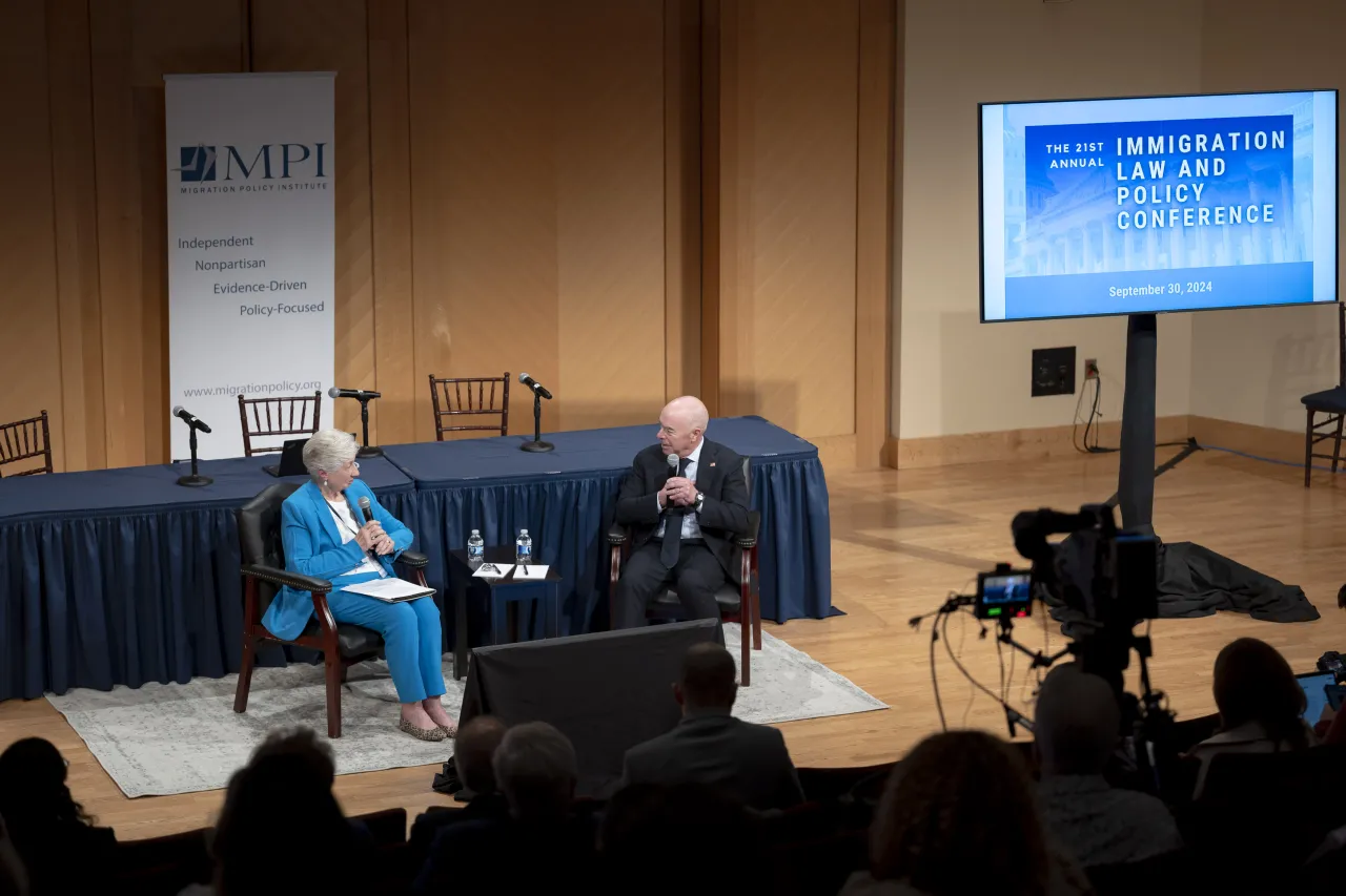 Image: DHS Secretary Alejandro Mayorkas Participates in a Fireside Chat at the 21st Annual Immigration Law and Policy Conference  (010)