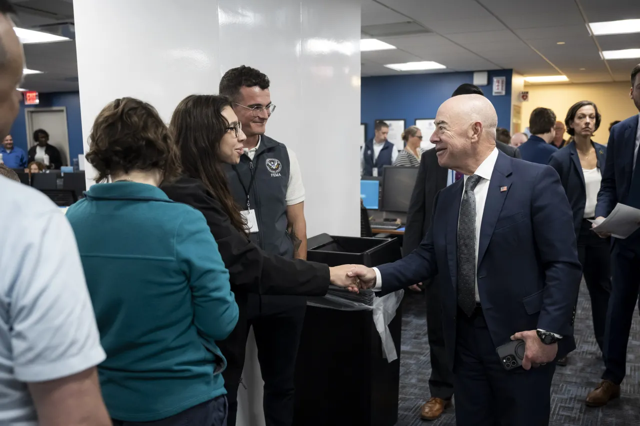 Image: DHS Secretary Alejandro Mayorkas Visits FEMA HQ (011)