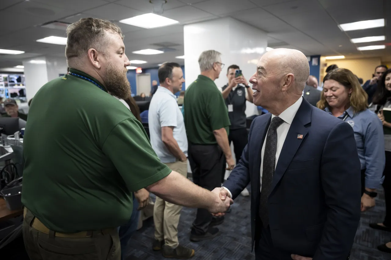 Image: DHS Secretary Alejandro Mayorkas Visits FEMA HQ (014)