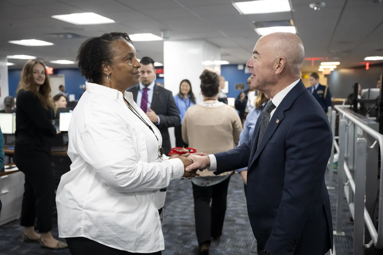 Image: DHS Secretary Alejandro Mayorkas Visits FEMA HQ (017)