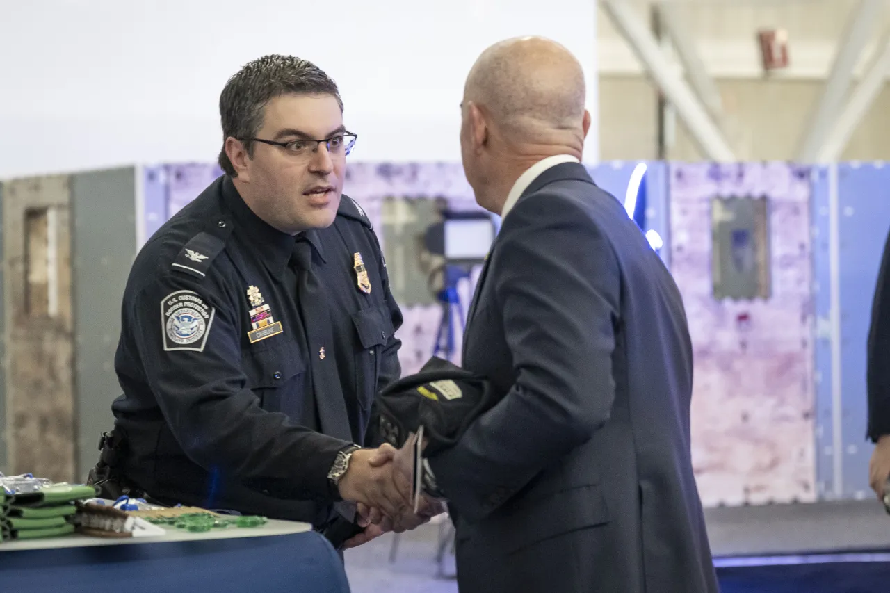 Image: DHS Secretary Alejandro Mayorkas Visits IACP Exhibition Hall  (003)