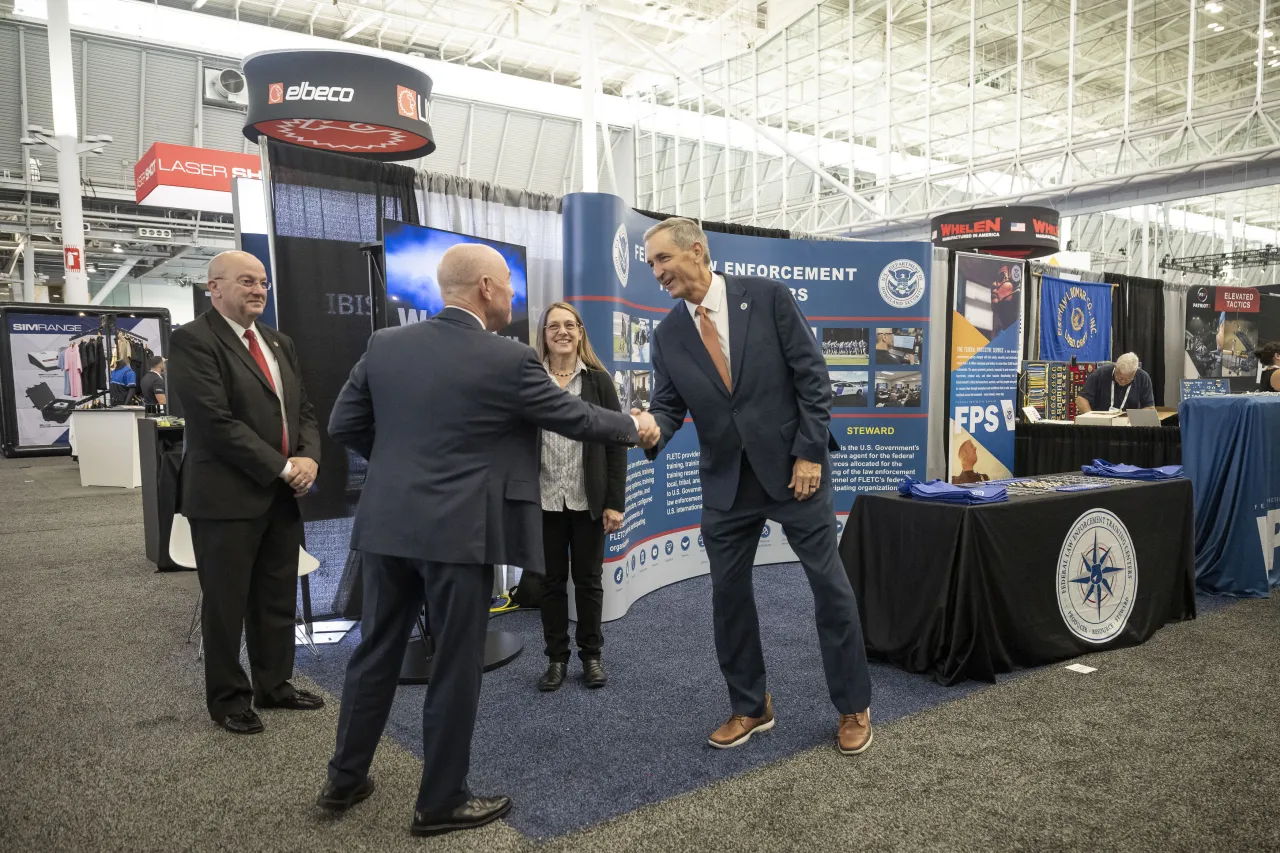 Image: DHS Secretary Alejandro Mayorkas Visits IACP Exhibition Hall  (004)