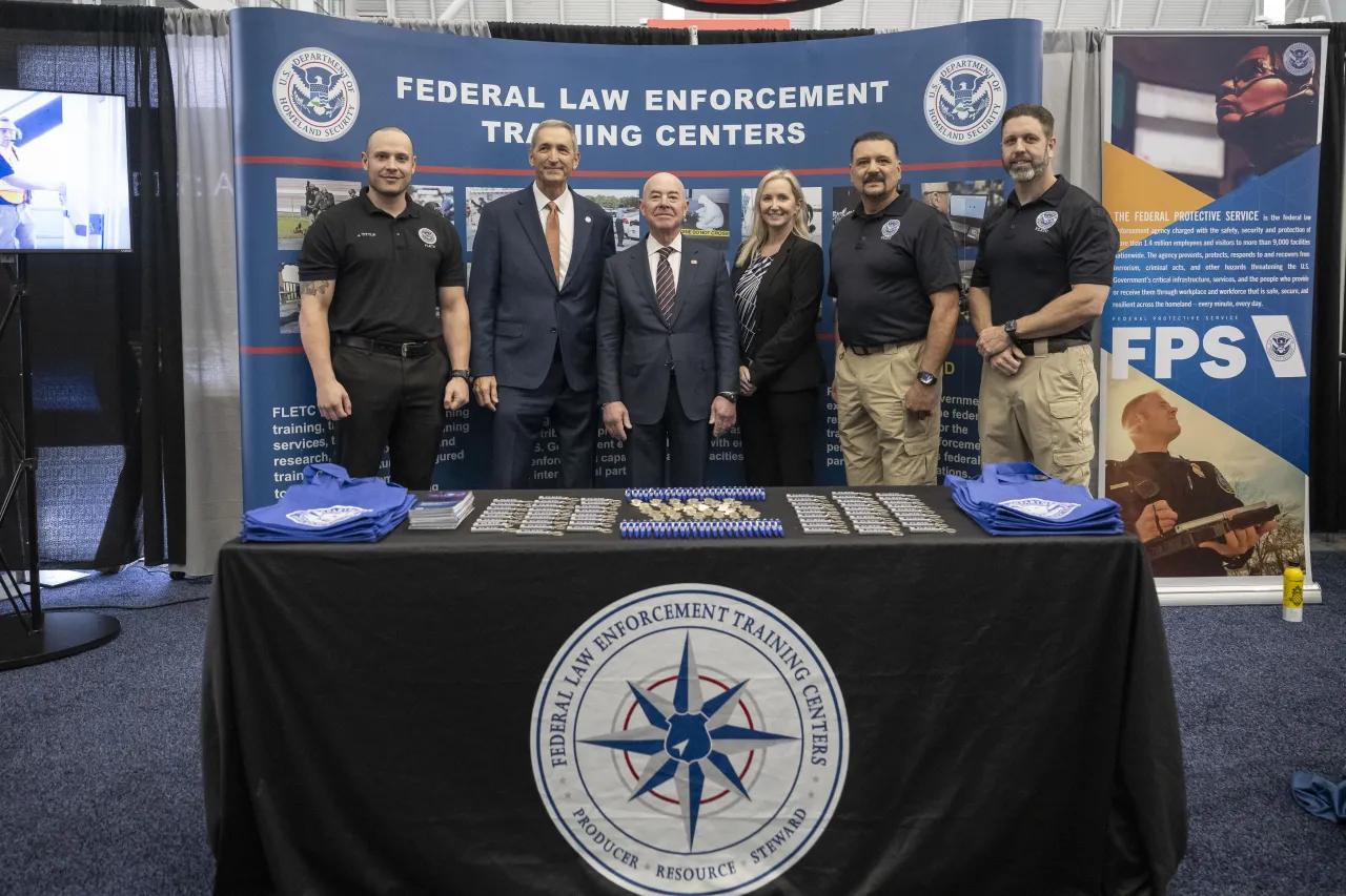 Image: DHS Secretary Alejandro Mayorkas Visits IACP Exhibition Hall  (007)