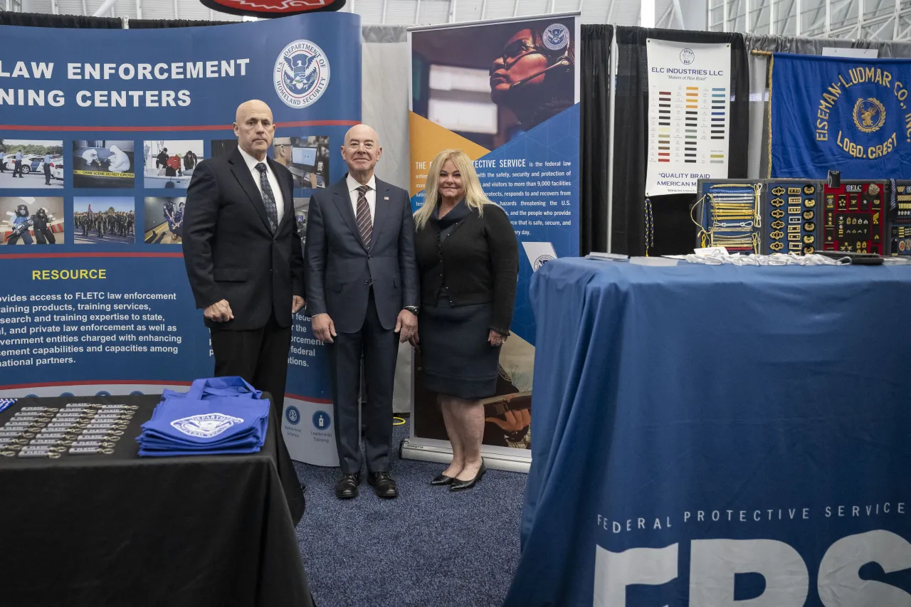 Image: DHS Secretary Alejandro Mayorkas Visits IACP Exhibition Hall  (010)