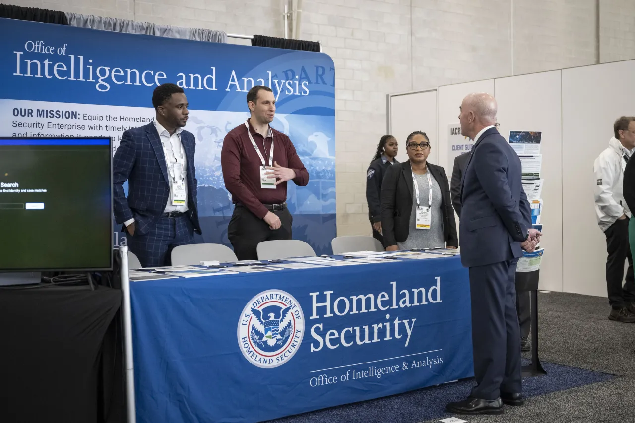 Image: DHS Secretary Alejandro Mayorkas Visits IACP Exhibition Hall  (012)