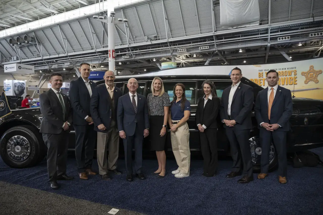 Image: DHS Secretary Alejandro Mayorkas Visits IACP Exhibition Hall  (016)