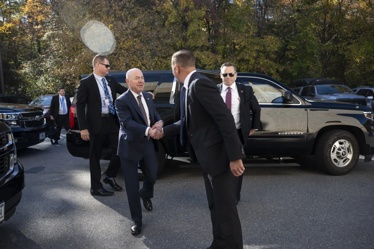 Image: DHS Secretary Alejandro Mayorkas Attends a USSS Special Agent Graduation  (001)