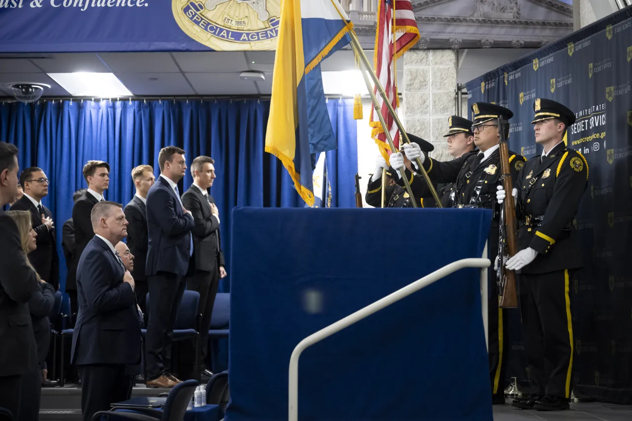 Image: DHS Secretary Alejandro Mayorkas Attends a USSS Special Agent Graduation  (006)