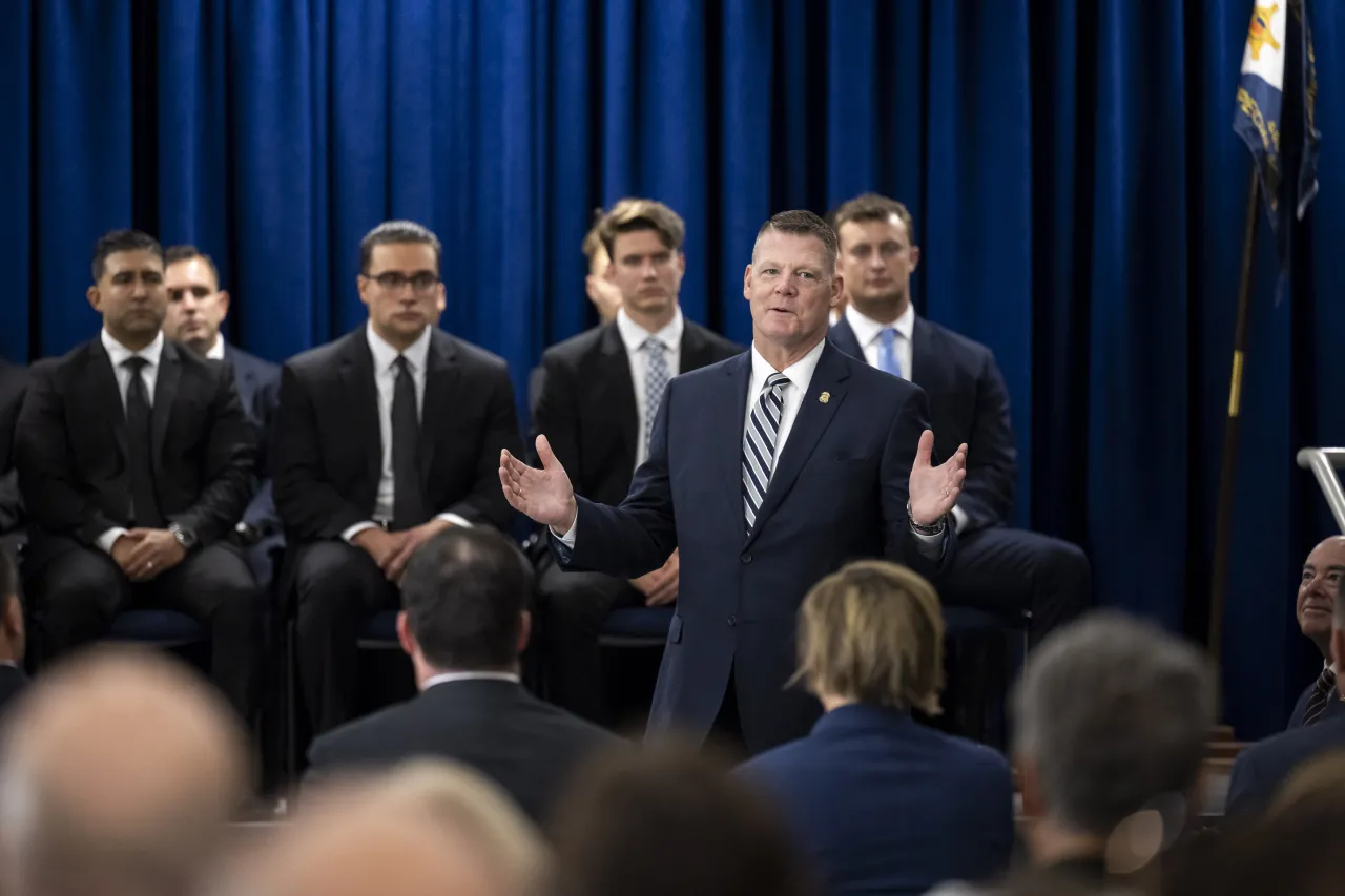 Image: DHS Secretary Alejandro Mayorkas Attends a USSS Special Agent Graduation  (008)