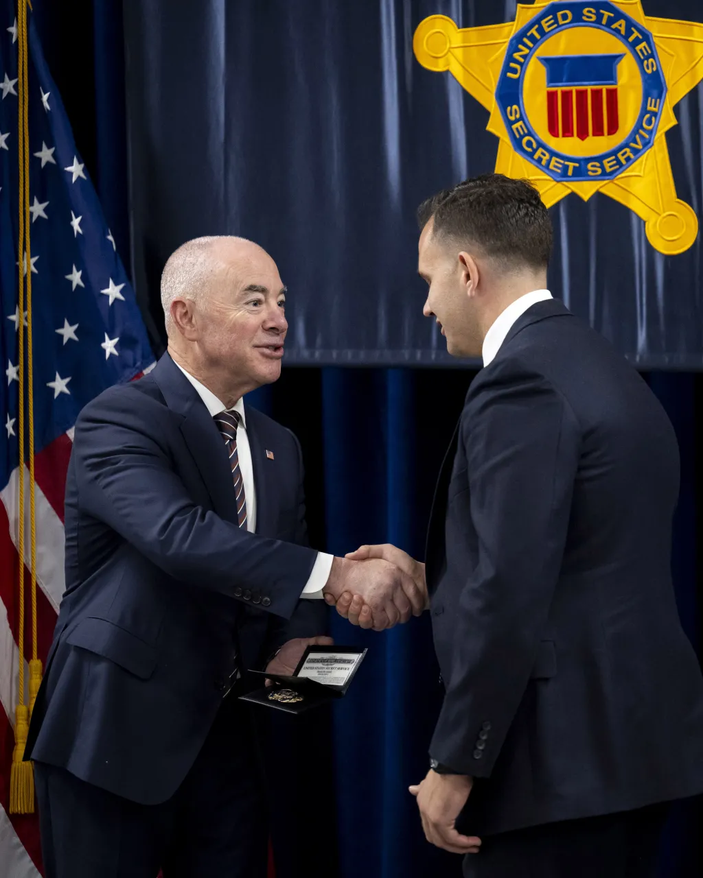 Image: DHS Secretary Alejandro Mayorkas Attends a USSS Special Agent Graduation  (022)