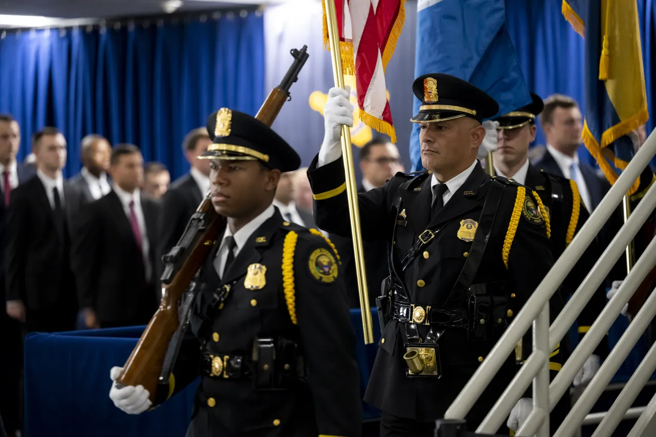 Image: DHS Secretary Alejandro Mayorkas Attends a USSS Special Agent Graduation  (023)