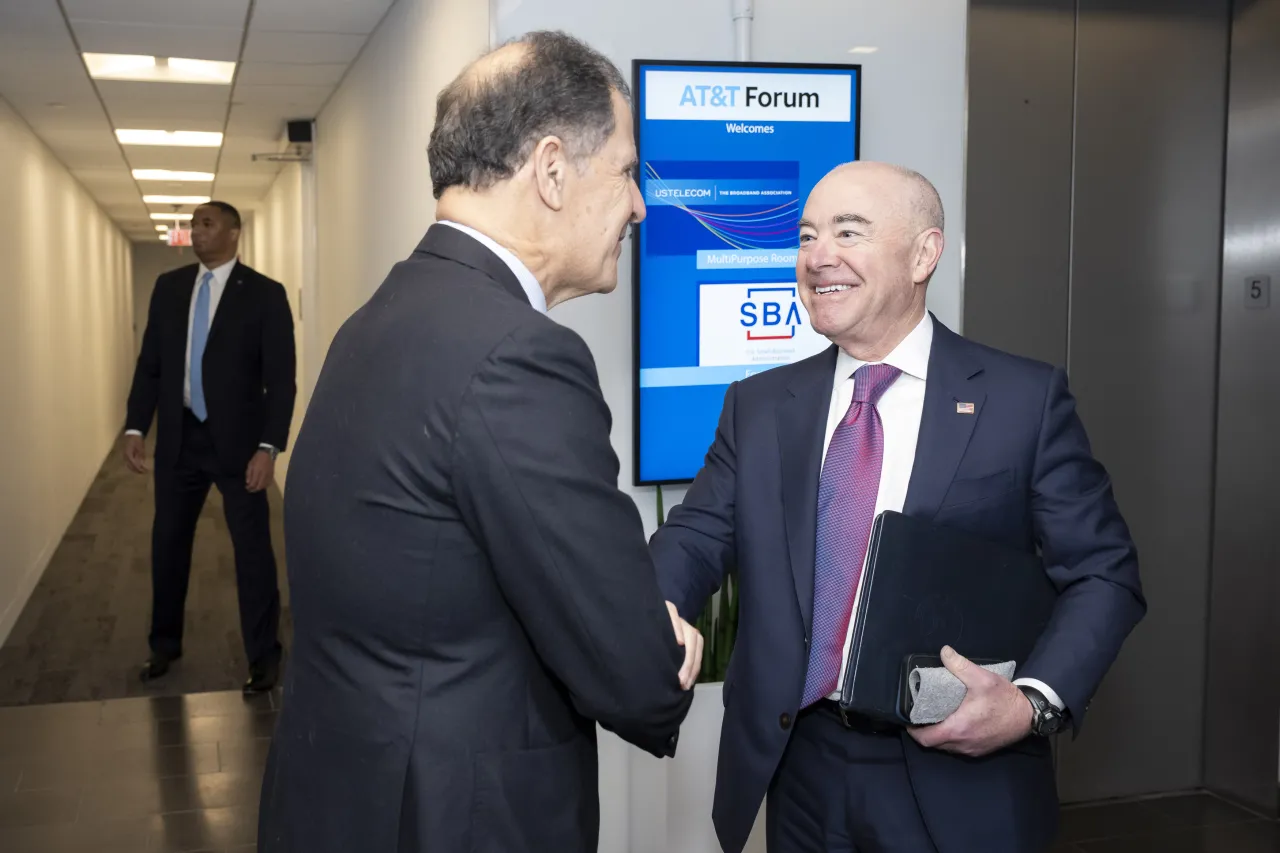 Image: DHS Secretary Alejandro Mayorkas Delivers Remarks During a USTELECOM Board Meeting  (001)