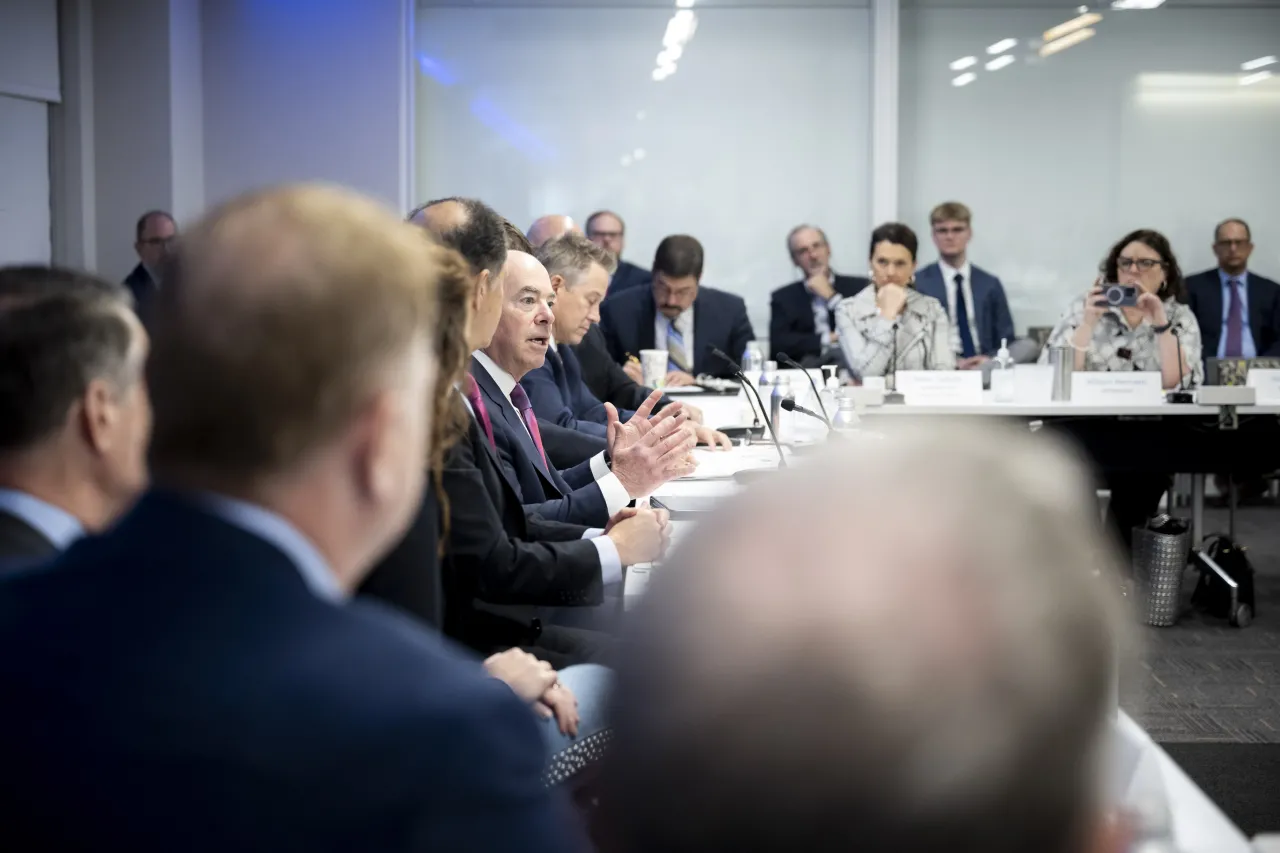 Image: DHS Secretary Alejandro Mayorkas Delivers Remarks During a USTELECOM Board Meeting  (015)