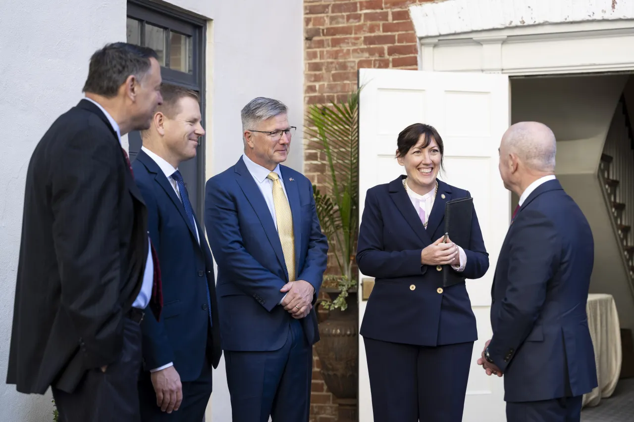 Image: DHS Secretary Alejandro Mayorkas Participates in a Fireside Chat at White House Fellows Annual Leadership Conference (001)