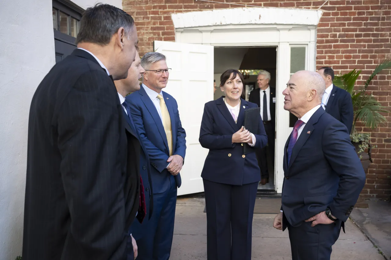 Image: DHS Secretary Alejandro Mayorkas Participates in a Fireside Chat at White House Fellows Annual Leadership Conference (005)