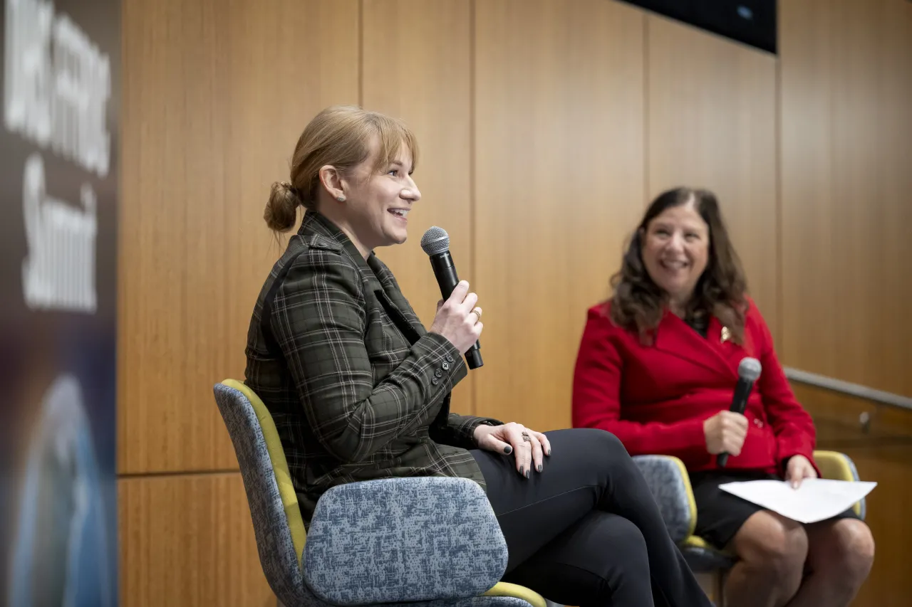 Image: DHS Senior Official Performing the Duties of the Deputy Secretary Kristie Canegallo Participates in a Fireside Chat at the DHS FFRDC Senior Leadership Summit (002)