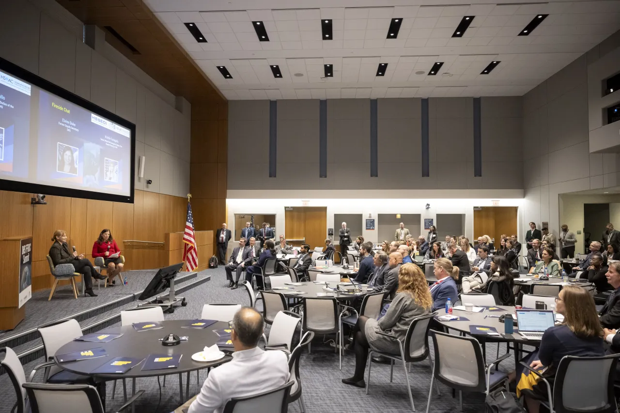 Image: DHS Senior Official Performing the Duties of the Deputy Secretary Kristie Canegallo Participates in a Fireside Chat at the DHS FFRDC Senior Leadership Summit (004)