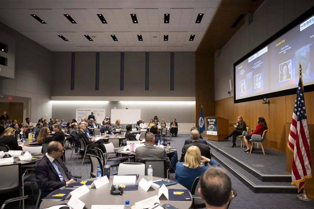 Image: DHS Senior Official Performing the Duties of the Deputy Secretary Kristie Canegallo Participates in a Fireside Chat at the DHS FFRDC Senior Leadership Summit (007)