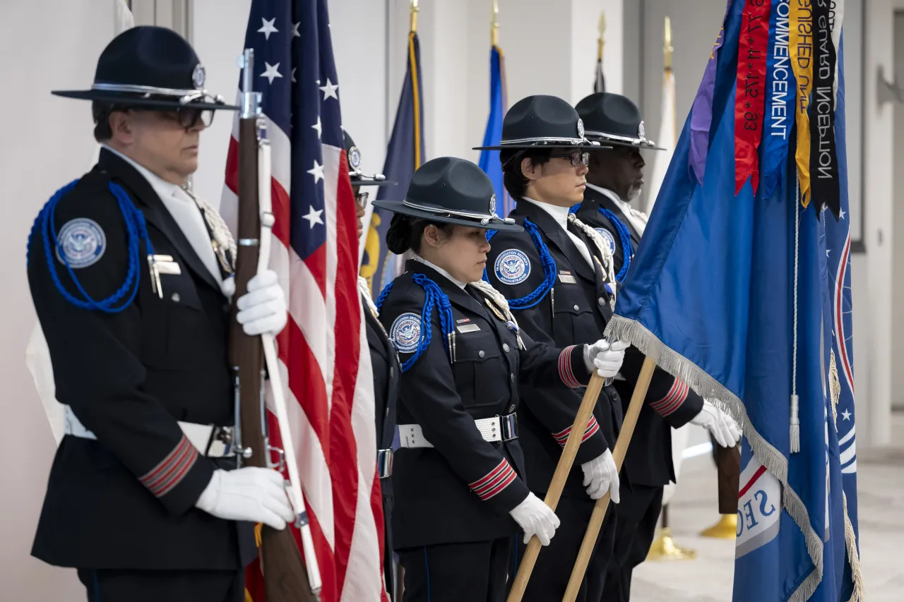 Image: DHS Senior Official Performing the Duties of the Deputy Secretary Kristie Canegallo Participates in a TSA HQ Town Hall Veterans Day Ceremony (013)