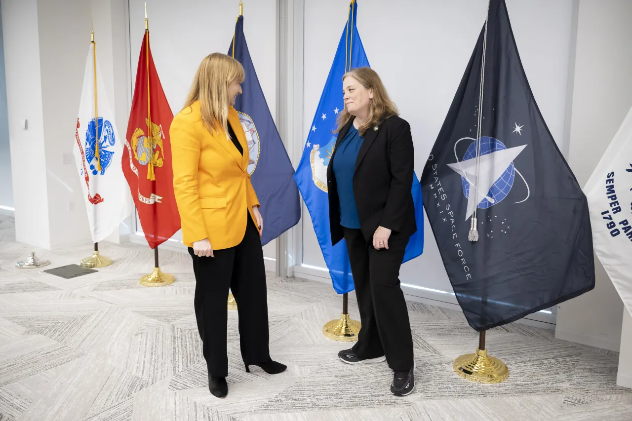 Image: DHS Senior Official Performing the Duties of the Deputy Secretary Kristie Canegallo Participates in a TSA HQ Town Hall Veterans Day Ceremony (034)