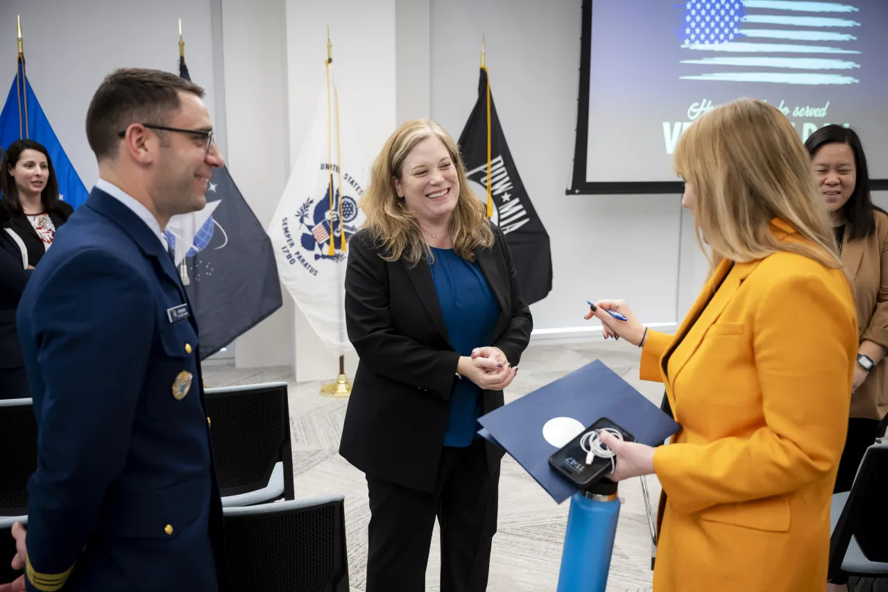 Image: DHS Senior Official Performing the Duties of the Deputy Secretary Kristie Canegallo Participates in a TSA HQ Town Hall Veterans Day Ceremony (036)