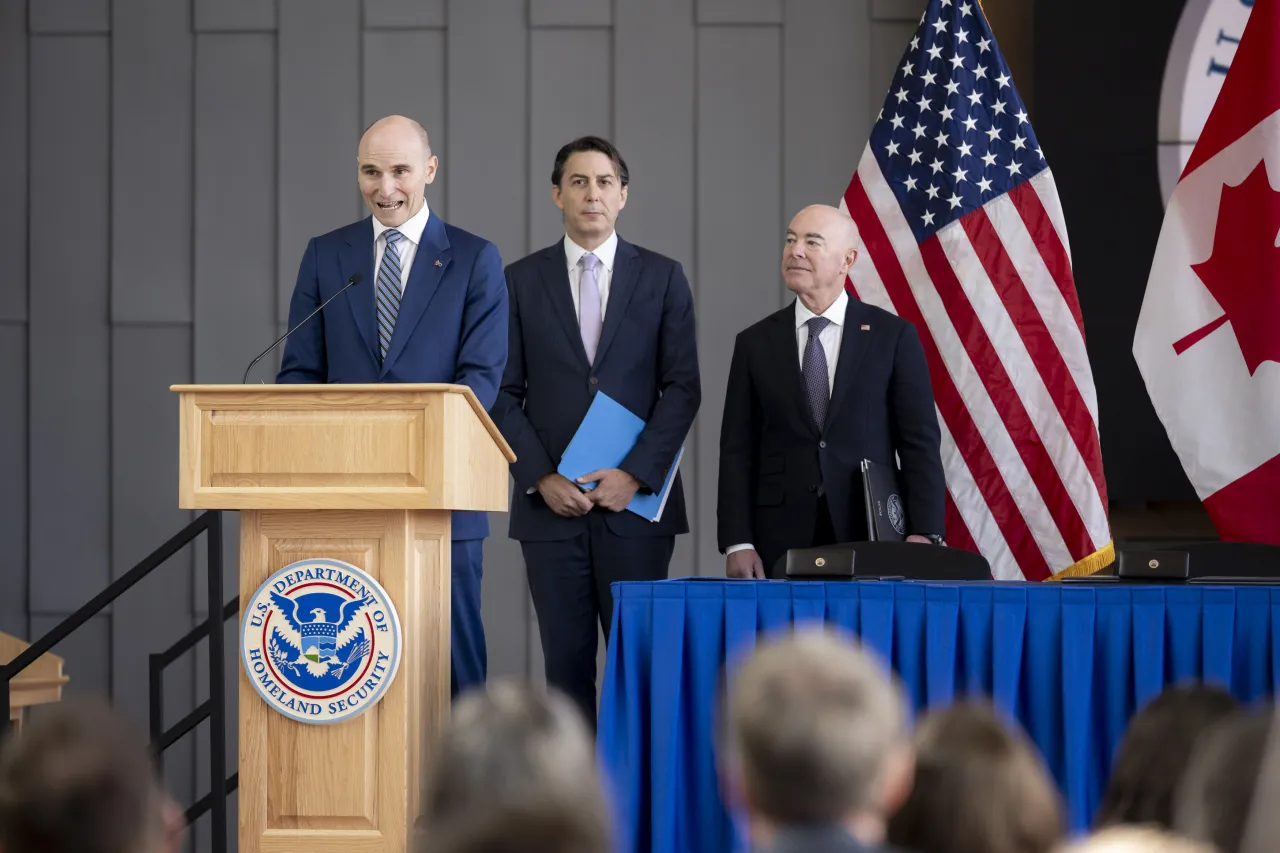 Image: DHS Secretary Alejandro Mayorkas Signs ICE Pact MOU with Canada and Finland (030)