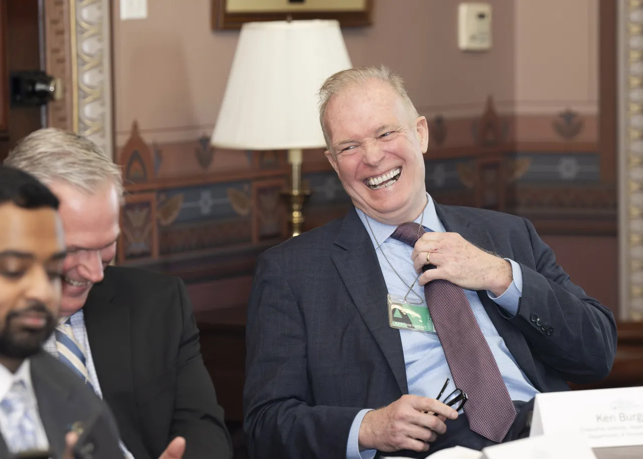 Image: DHS Fleet Electrification Law Enforcement Working Group May 2024 Meeting at the White House