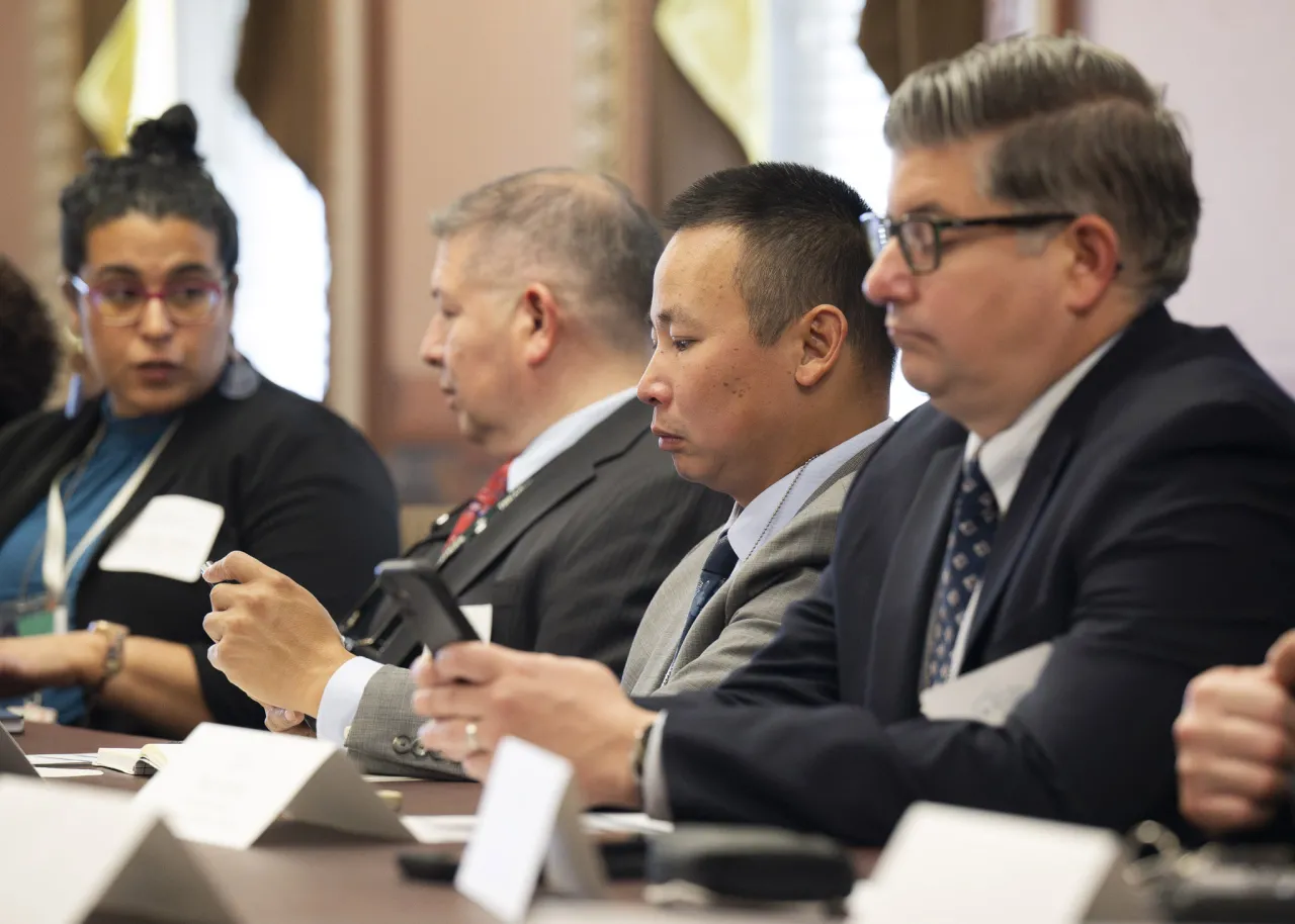 Image: DHS Fleet Electrification Law Enforcement Working Group May 2024 Meeting at the White House