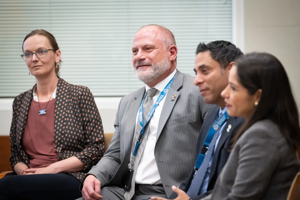 Image: DHS Secretary Alejandro Mayorkas Meets DHS Staff and Marine Detachment in Ecuador (036)