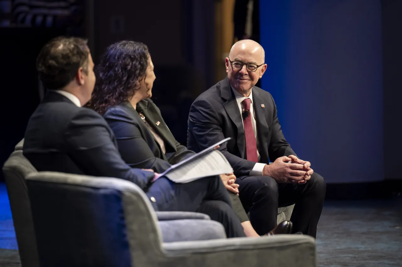 Image: DHS Secretary Alejandro Mayorkas Participates in a NALEO Panel Discussion  (038)