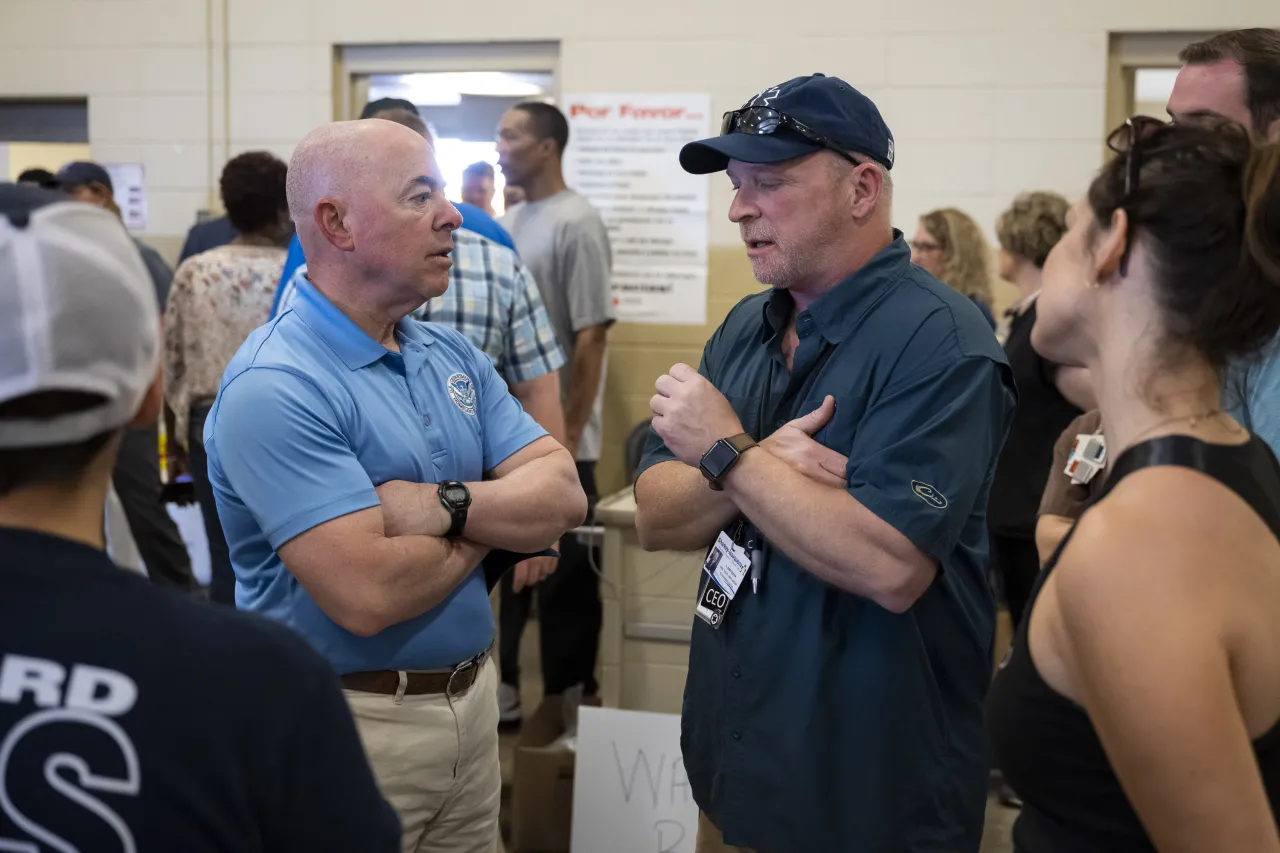 Image: DHS Secretary Alejandro Mayorkas Visits Rolling Fork, Mississippi  (110)