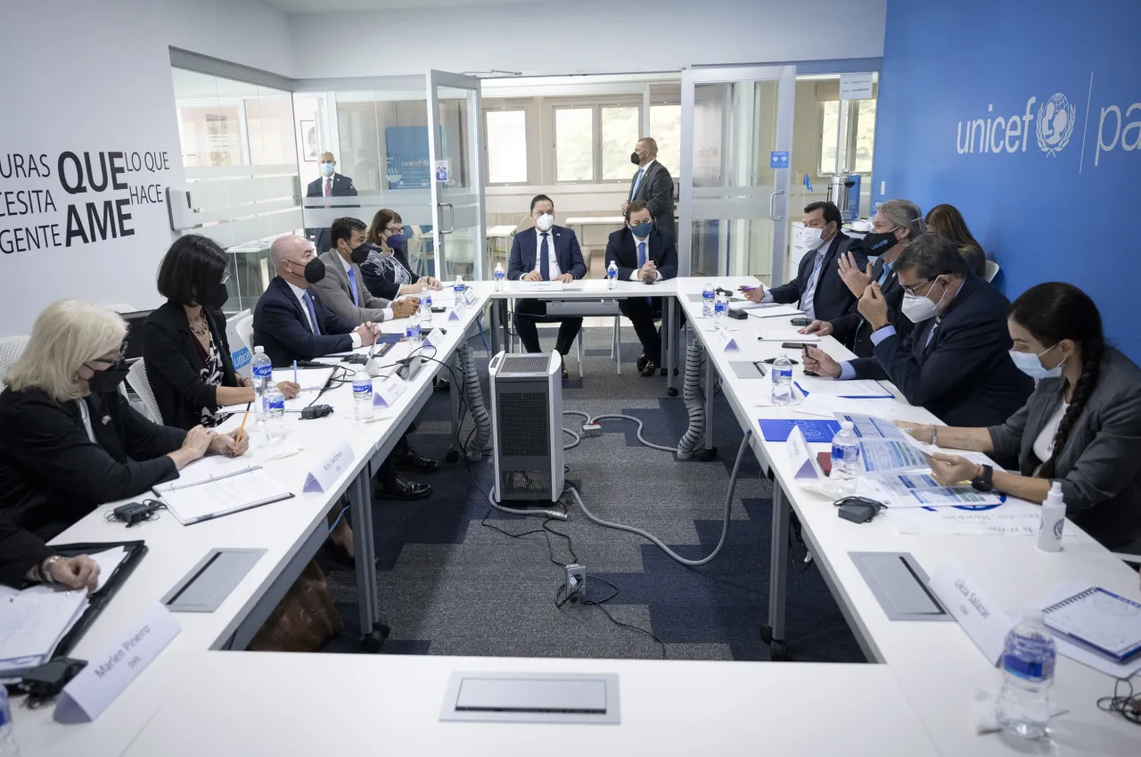 Image: DHS Secretary Mayorkas Meets With IOM, UNICEF, and UNHCR (005)
