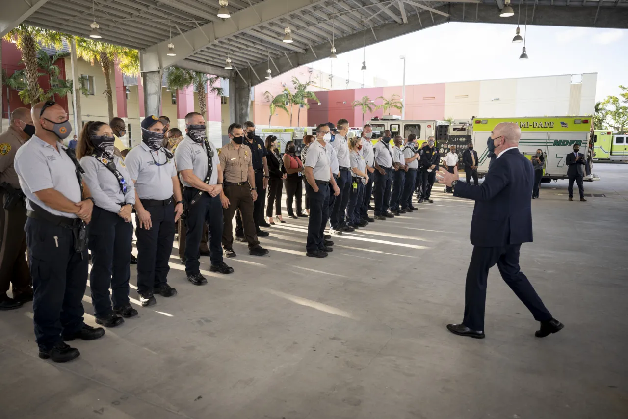 Image: DHS Secretary Alejandro Mayorkas Visit Miami-Dade Fire Rescue Department (1)