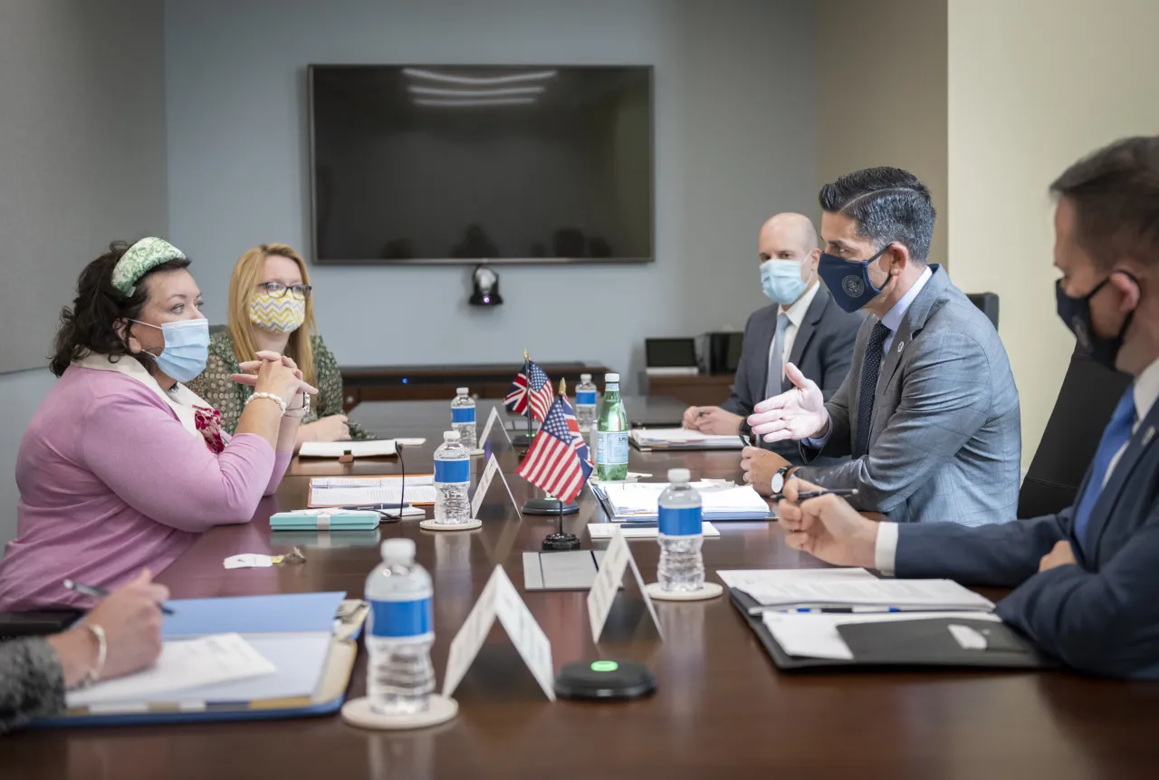 Image: Acting Secretary Wolf Meets with UK Ambassador Karen Pierce (8)