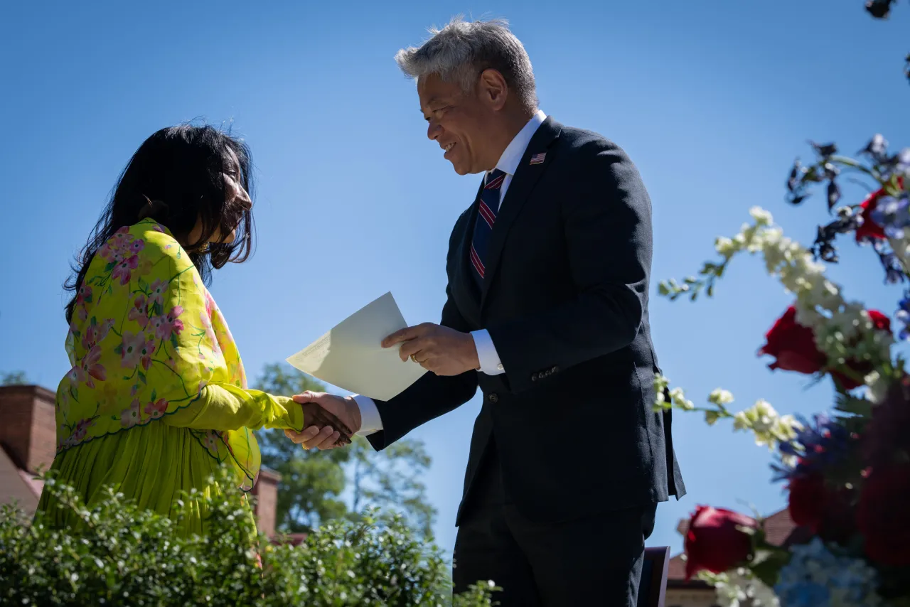 Image: DHS Deputy Secretary John Tien Participates in a Naturalization Ceremony in Mount Vernon, Va. (025)