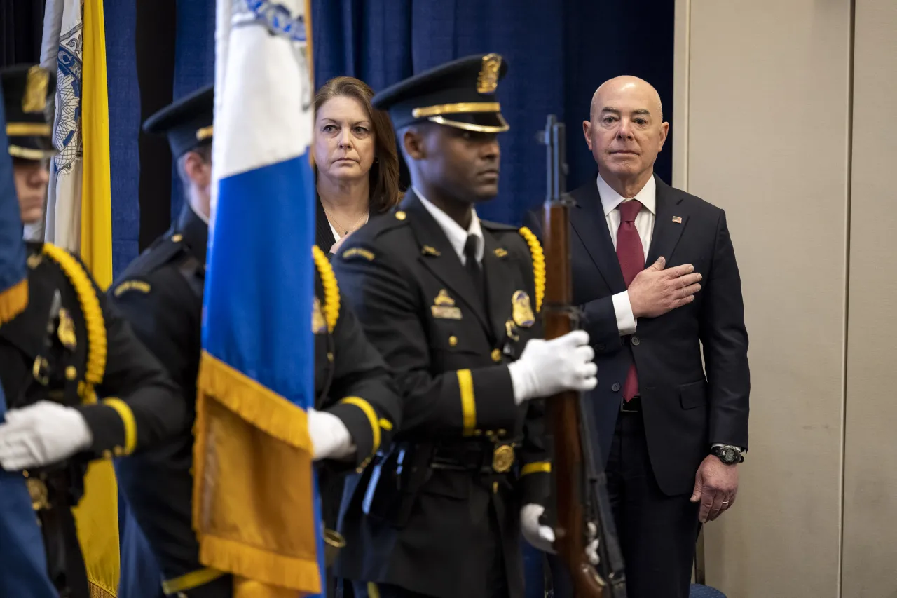 Image: DHS Secretary Alejandro Mayorkas Attends USSS Wall of Honor Ceremony  (006)