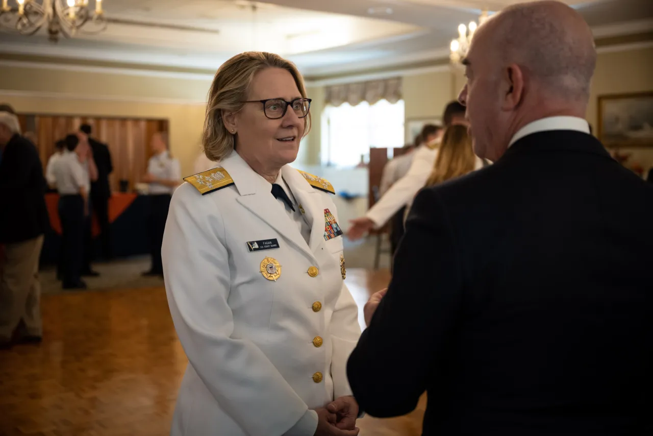 Image: DHS Secretary Alejandro Mayorkas Delivers Remarks at USCG Academy Commencement Address 2023 (092)