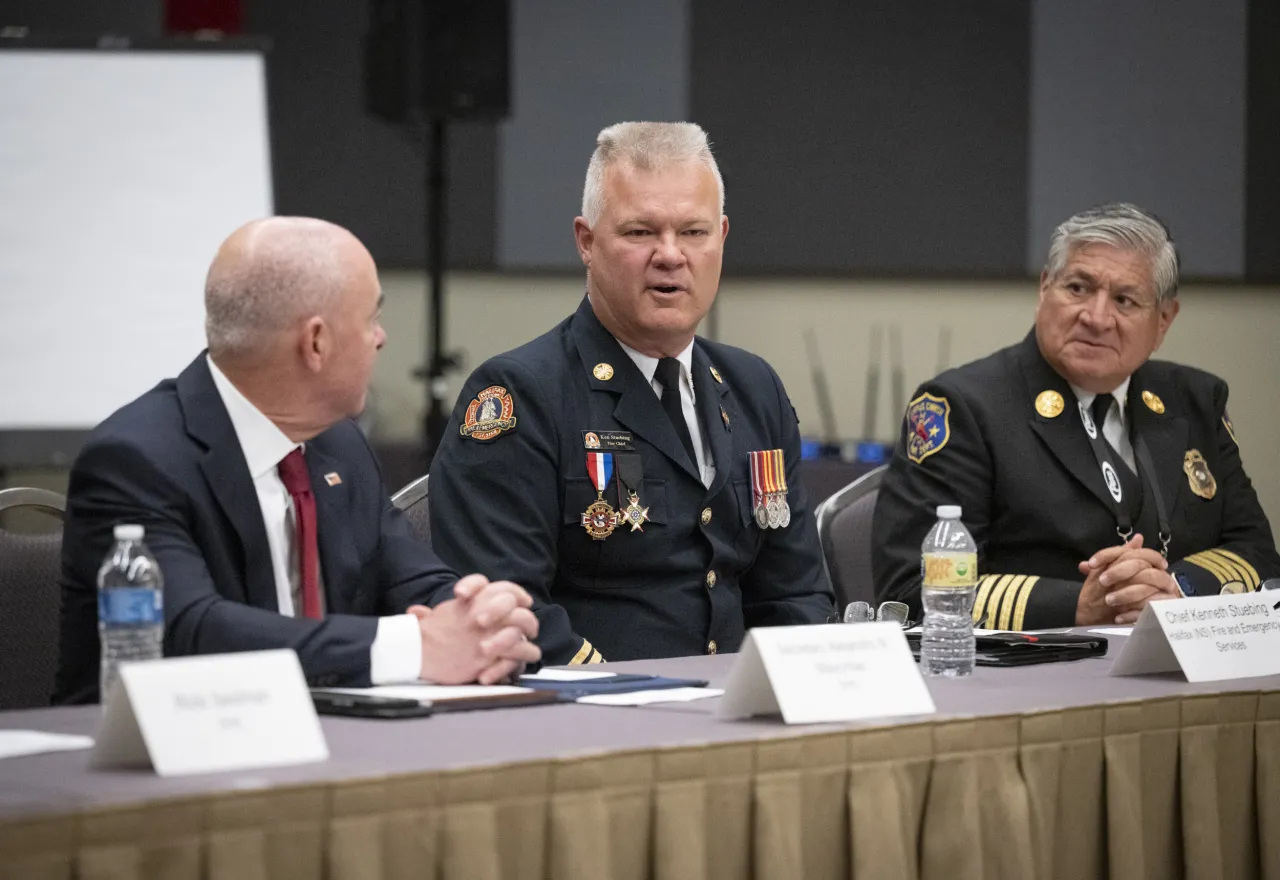 Image: DHS Secretary Alejandro Mayorkas Meets with International Association of Fire Chiefs Leadership (030)