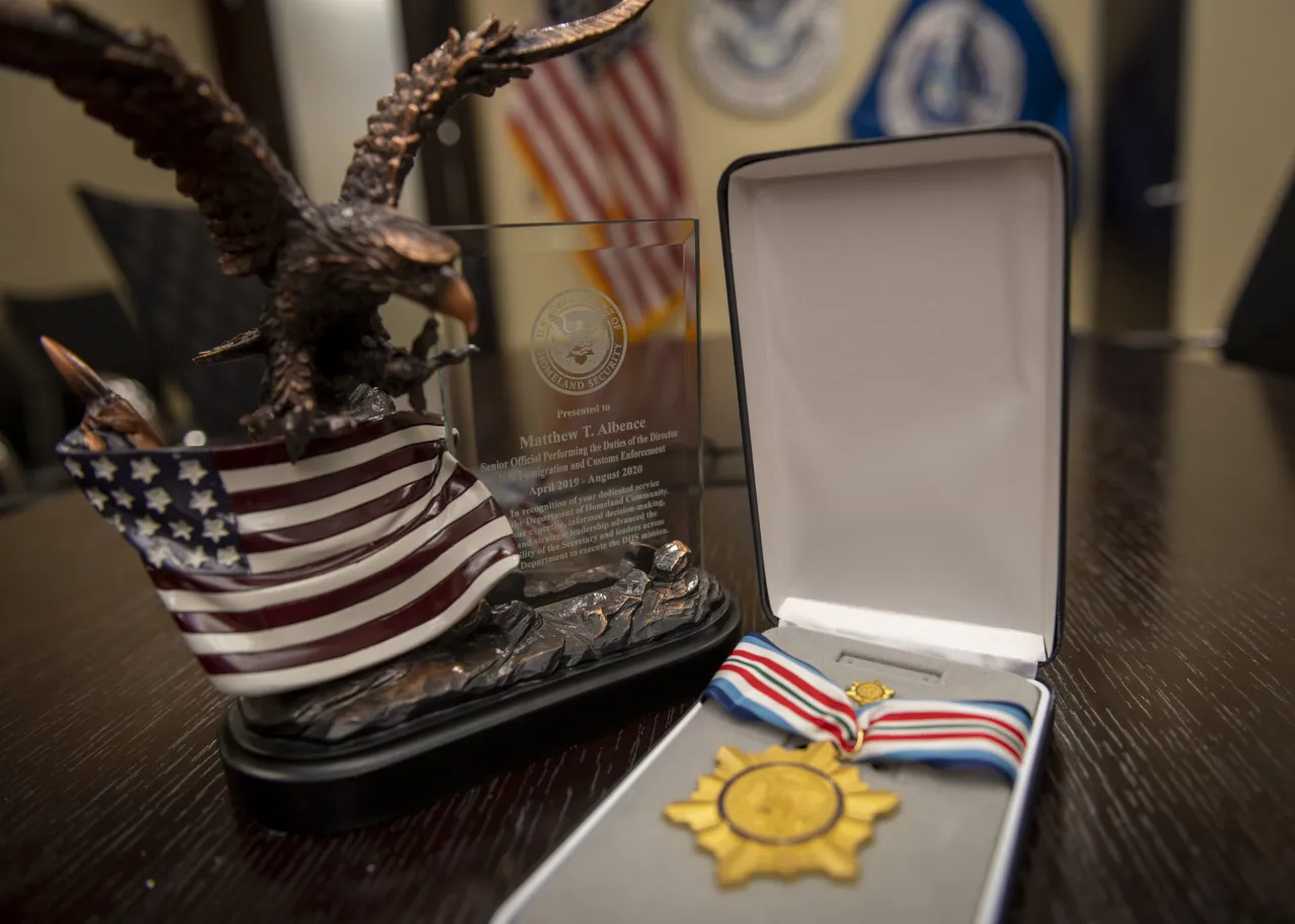 Image: Acting Secretary Wolf Awards Departing ICE Director (6)