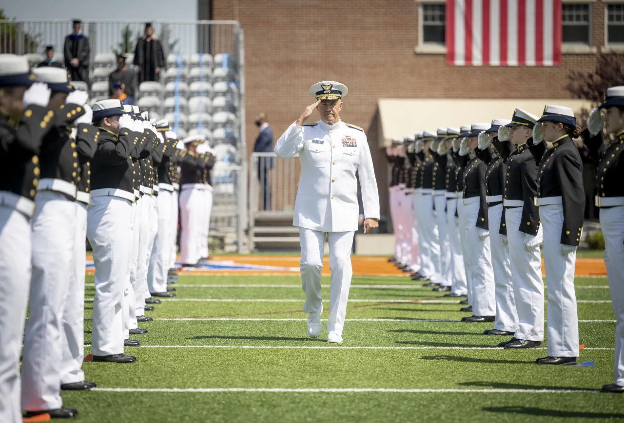 Image: DHS Secretary Alejandro Mayorkas Participates in the USCG Academy Graduation Ceremony (26)