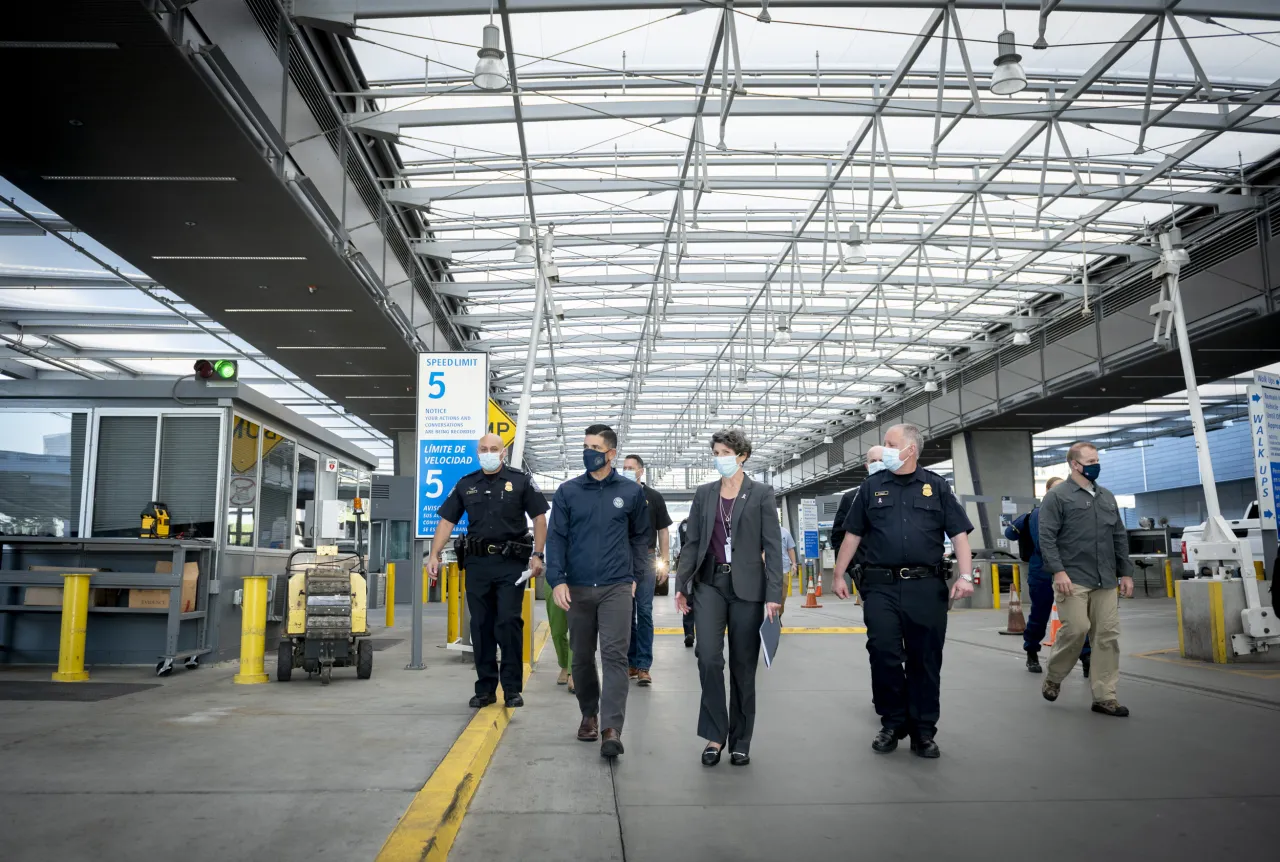 Image: Acting Secretary Wolf Participates in an Operational Tour of San Ysidro Port of Entry (10)