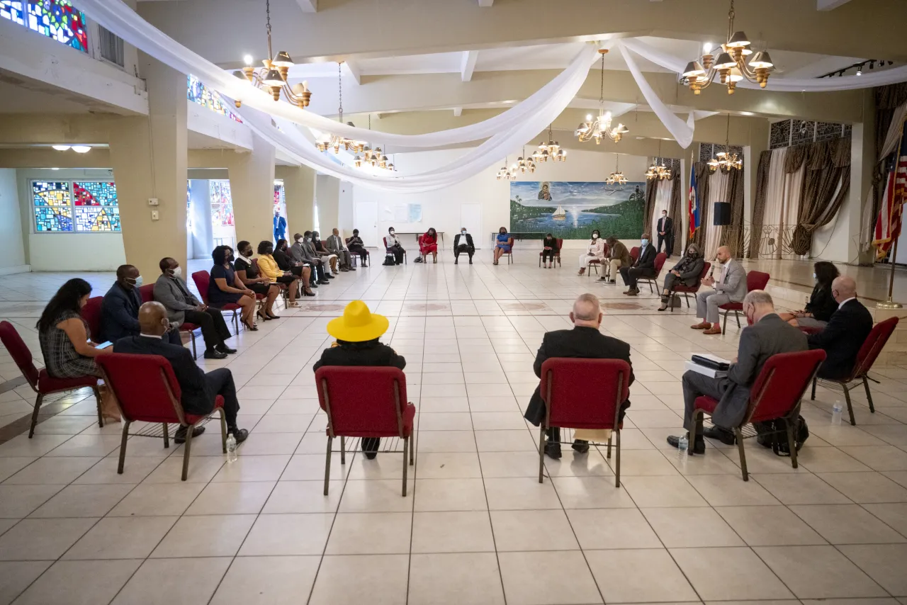 Image: DHS Secretary Alejandro Mayorkas Meets with Haitian-American Community Leaders (5)