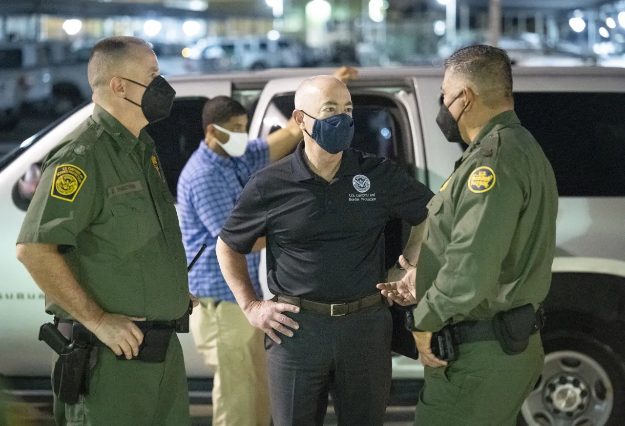 Image: DHS Secretary Alejandro Mayorkas Attends Border Patrol Muster (7)