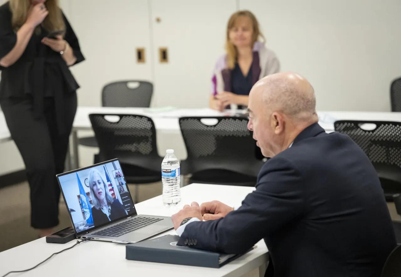 Image: DHS Secretary Alejandro Mayorkas Participates in AANHPI Meeting (6)